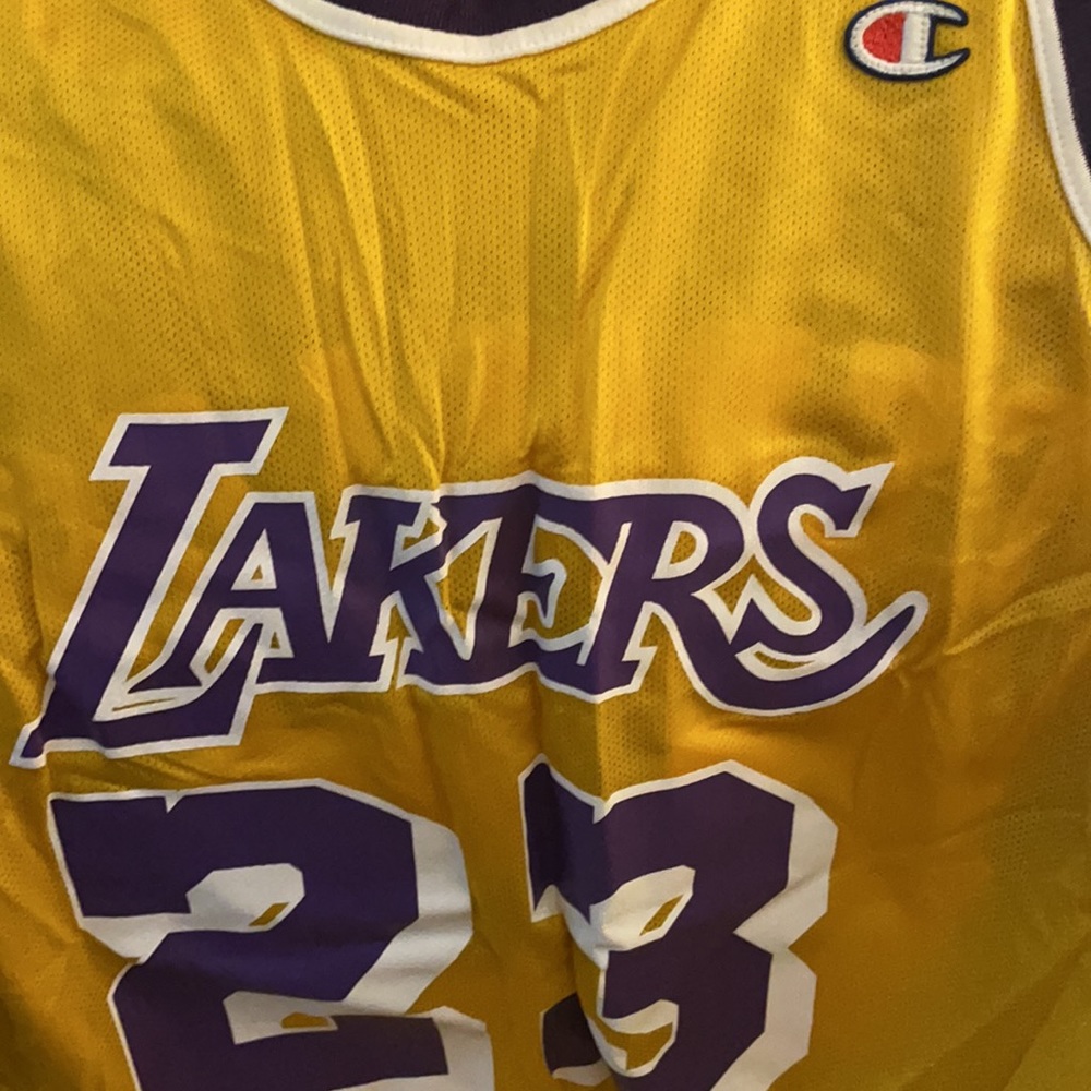 Champion Cedric Ceballos Lakers Jersey